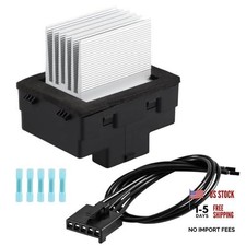 HVAC Fan Blower Motor Resistor with Connector Wire Harness Compatible with