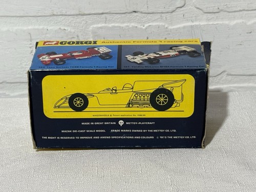 1:43 Corgi 152 Ferrari 312 B2 Britax Shell Formula 1 Race Car NIB Mettoy 1973 - Picture 10 of 12