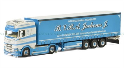 for WSI for SCANIA S CS20H for TAUTLINER TRAILER 3 AXLE for Jochems 1:50 Model