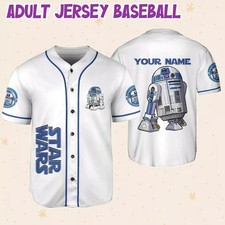 Personalized Star Wars Astromech Droid R2-D2 Gift For 3D Baseball Jersey Shirt