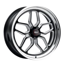 Weld Racing 18x8 Laguna Wheel Gloss/Milled Black 5x4.75 / 5x120.65 +0mm
