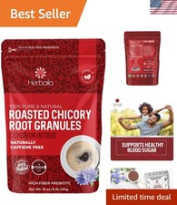 Chicory Root Roasted Granules, 1 Pound, Chicory Coffee Inulin, Prebiotic Diet...
