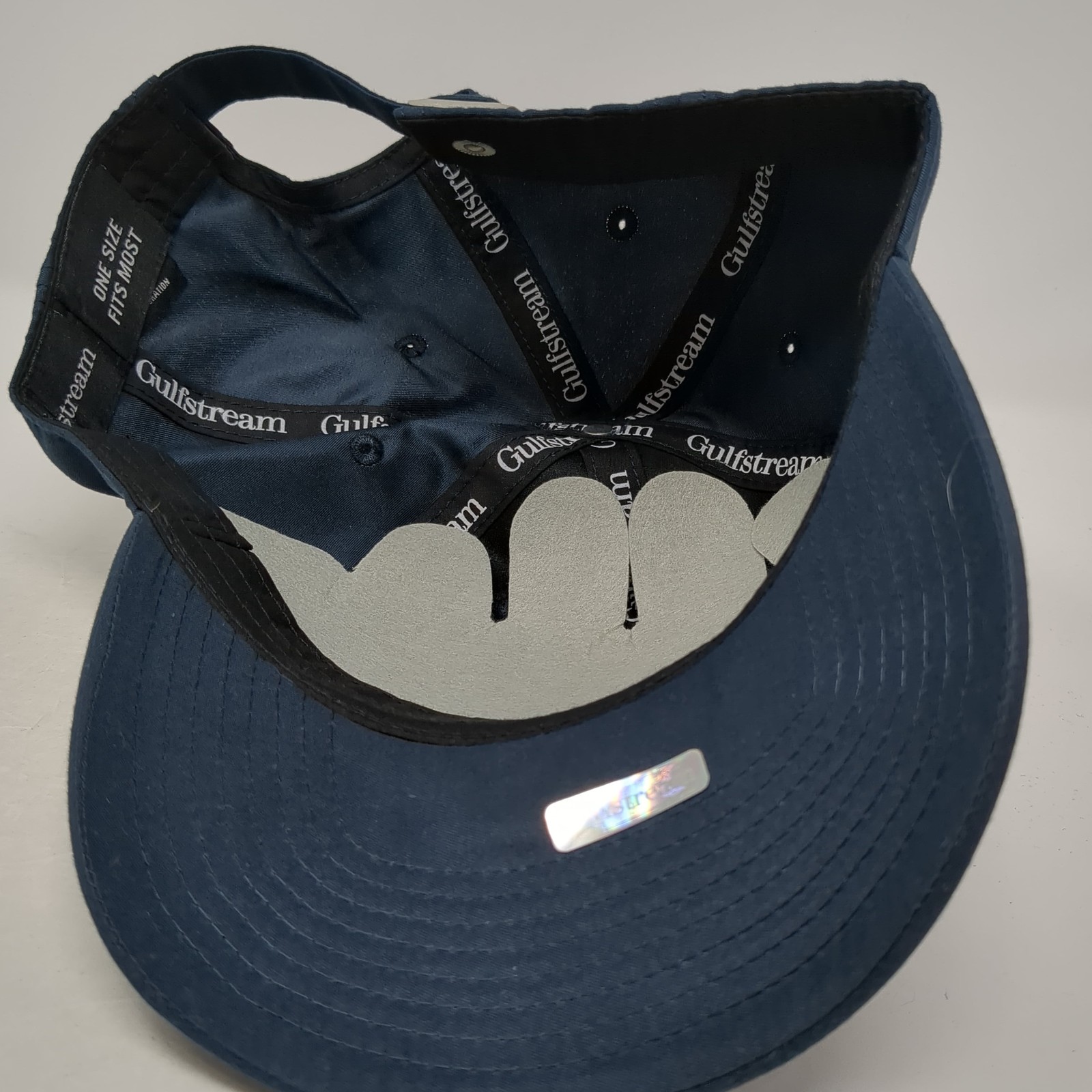 Gulfstream G400 Slideback Hat Solid Blue One Size… - image 7