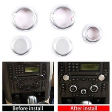 Jeu d'autocollants garniture bouton de commande de volume AC pour Land Rover pou