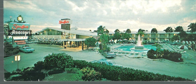 XL CARD OF THE STOUFFER'S ANACAPRI INN ON 1901 N FEDERAL HWY IN FT LAUDERDALE,FL