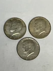 Lot 3 Kennedy Half Dollars : 1964 P (.90 Silver) PLUS 1965 1967 P x 2 (.40)