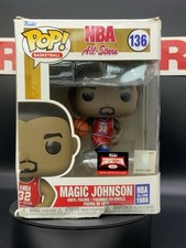 Funko Pop! Basketball: NBA All-Stars #136 Magic Johnson (Target Con Excl.) Damag