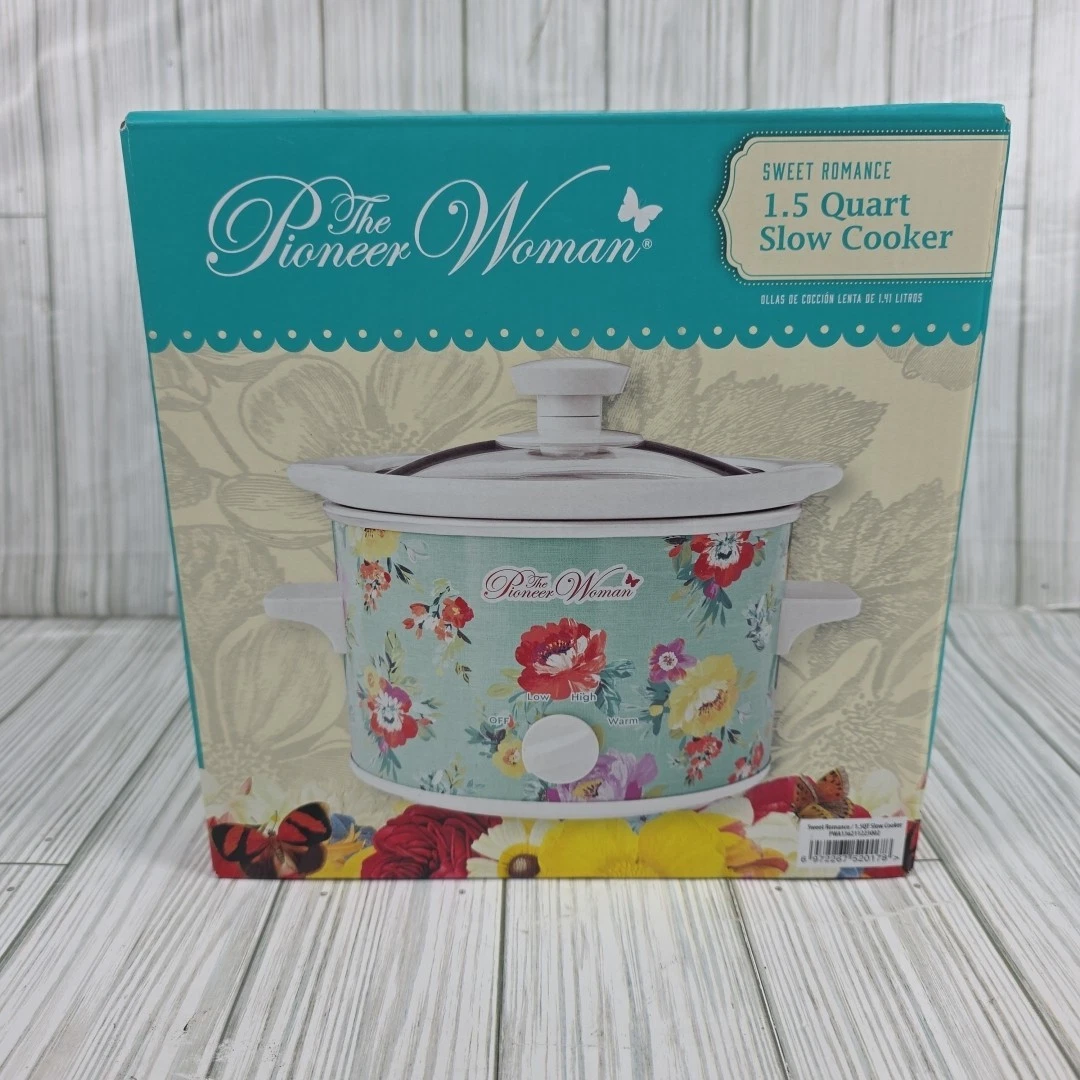 Pioneer Woman Sweet Romance 1.5-Qt Small Slow Cooker Crock Pot Floral NIB
Opens in a new window or t