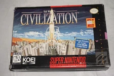 Sid Meier's Civilization (Super Nintendo SNES) Complete in Box CIB