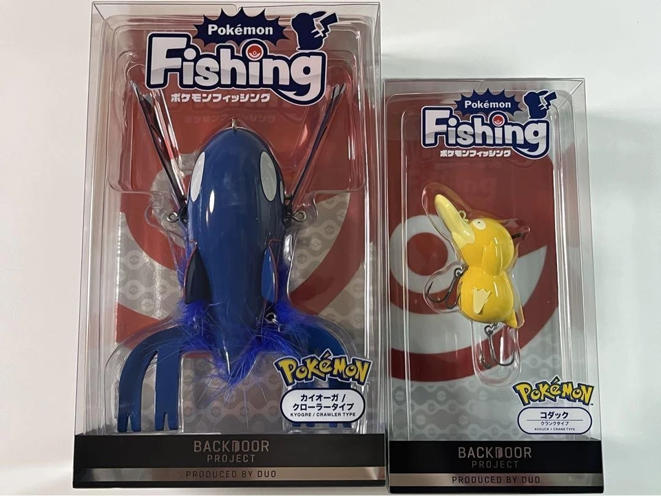 DUO Pokemon Angelköder Set 3 Arten Pikachu Kyogre Psyduck Outdoor Werkzeug Neu - Bild 2 von 3