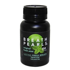 Breath Pearls Original Freshens 150 softgels New pack 150 Green