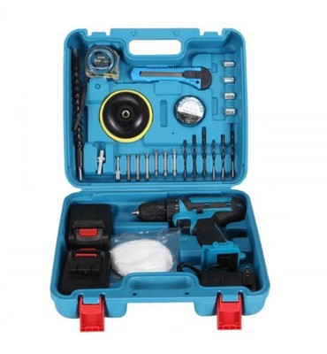 Portable Cordless Electric Drill Multi-Function Electric Hand Drill Set