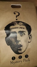 New Sealed TRADER JOE'S MYSTERY PACK, Includes 3 Surprise Reusable Shopping Bags