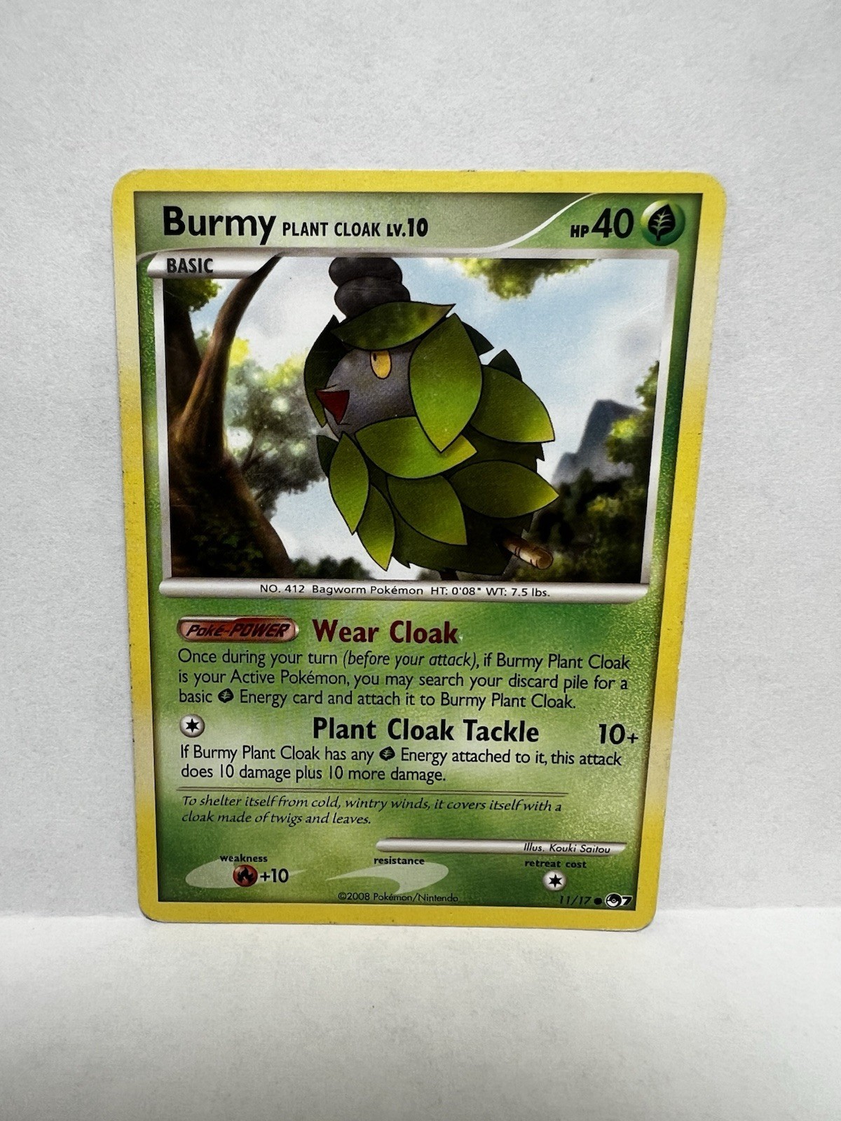 Burmy Plant Cloak (11/17) [POP Series 7]