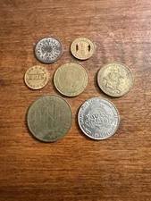 Miscellaneous Non-currency Token And Coin Lot (7) From Various Places