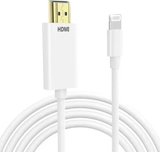Lightning to HDMI Cable for iPhone Digital AV Adapter 1080P HD Video Sync Screen