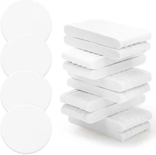 120 Pcs Facial Sponge Compressed, Luxiv Face Cleansing White 