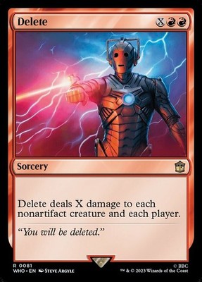 1 x Delete - Universes Beyond: Doctor Who - NM-Mint - MTG