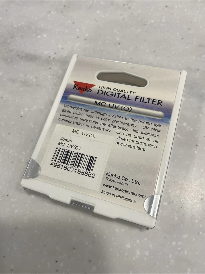 Kenko High Quality DIGITAL CAMERA FILTER MC UV (0) 58 mm Coated Both Sides - Image 3 of 4