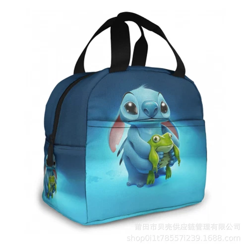 Lilo Stitch Cartoon Galaxy Lunch Bag Insulated Student Snack Picnic Xmas Gift AU - Picture 24 of 55