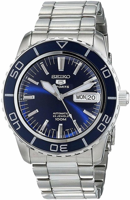 Seiko 5 Sports Blue Men's Watch - SNZH53K1 for sale online | eBay