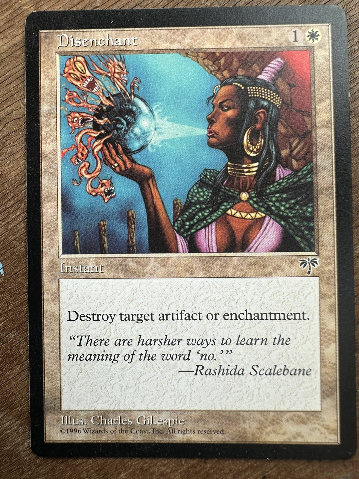 Magic the Gathering MTG Disenchant 1996 Mirage   LP