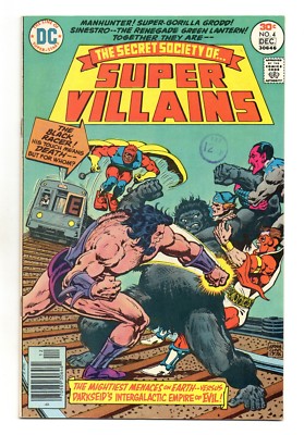 Secret Society Of Super-Villains Vol 1 No 4 Dec 1976 (VFN) DC, Bronze Age