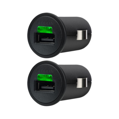 Belkin Auto KFZ Ladegerät Universal Zigarettenanzünder USB Charger 1000mA [2er]