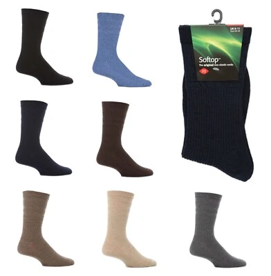 Men's HJ Hall Original Wool Softop Socks in Various Colours / Sizes- 1 Pair Pack