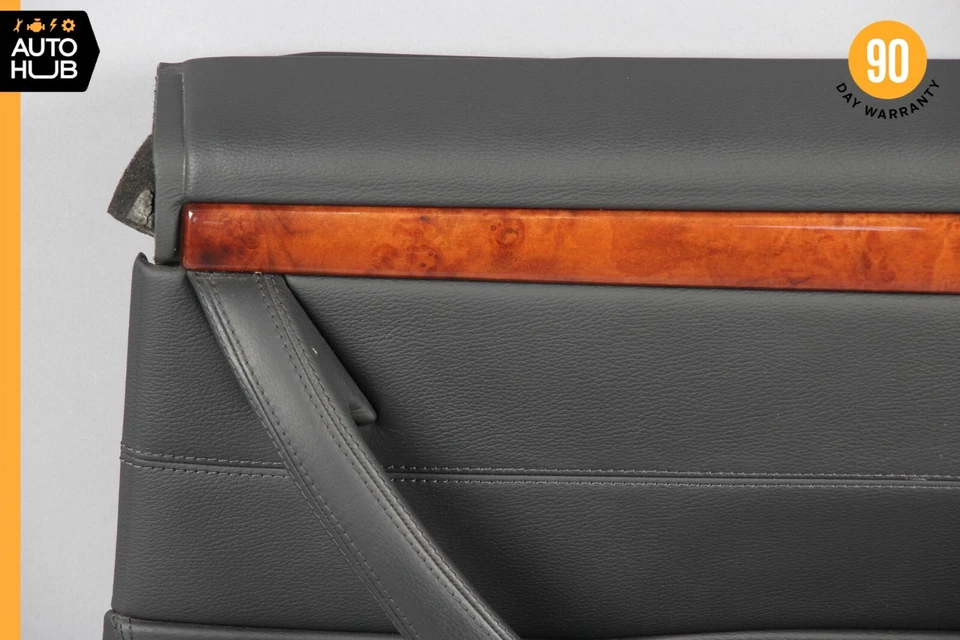 00-06 Panel de puerta interior trasero derecho negro Mercedes W215 CL500 CL55 AMG Foto 2 de 4