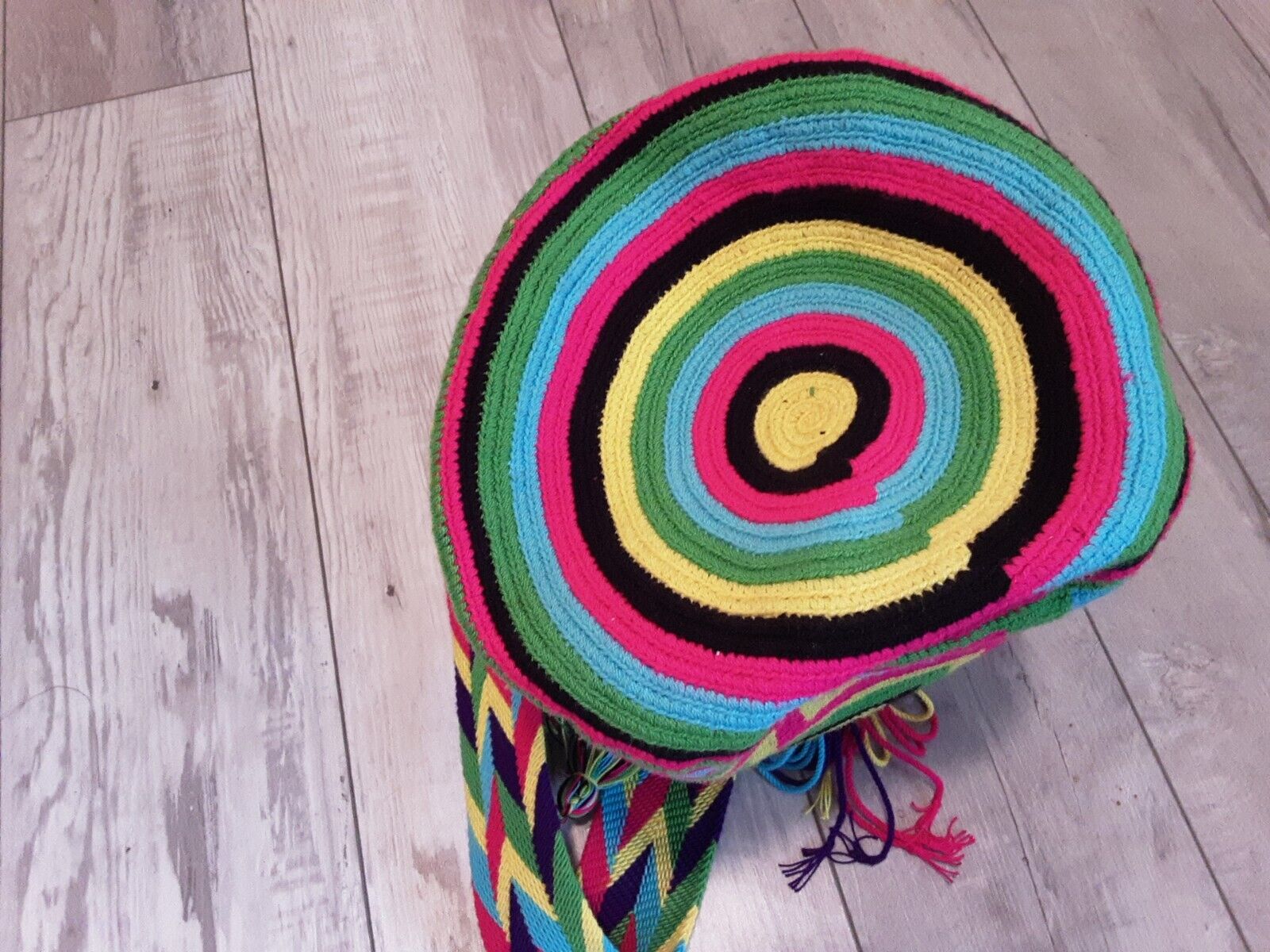 Wayuu Mochila Bag Handmade in Colombia 100% Authe… - image 9