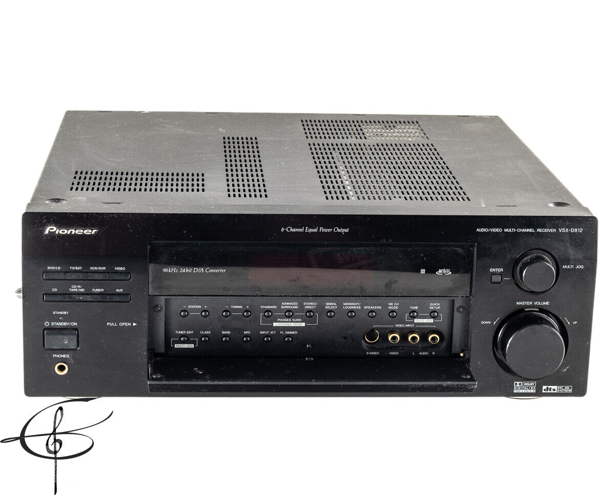 Pioneer VSX-D812-K AV Home Theater Surround Sound Stereo Pioneer VSX-D812-K AV Home Theater Surround Sound Stereo