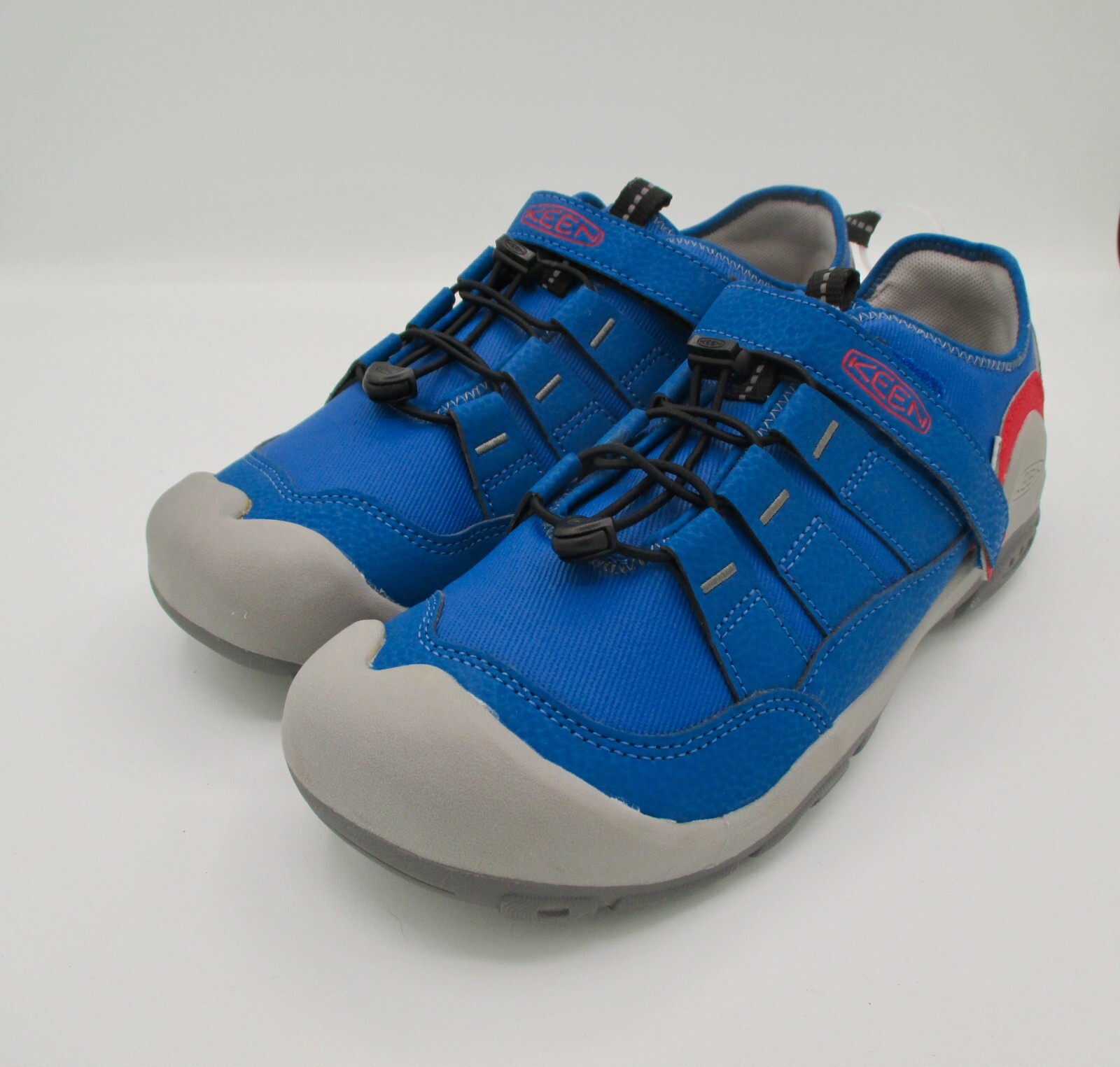 KEEN Nuove scarpe da ginnastica per bambini ""Knotch Hollow"" classiche blu rosse grigie taglia 7 EU 39