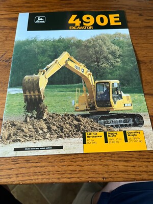 John Deere 490E Excavator Brochure FCCA