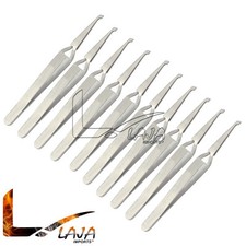 10 pcs wide Bracket Removing / Placing Tweezers Pliers Orthodontic Dental New