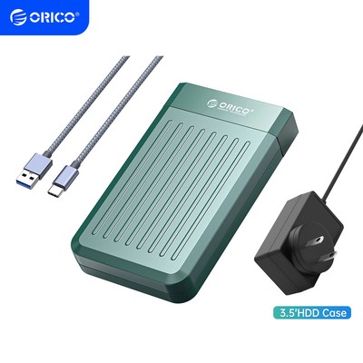ORICO 3,5 Zoll Festplattengehäuse 18TB USB-C 6 Gbit/s Festplatten-SSD-Gehäuse
