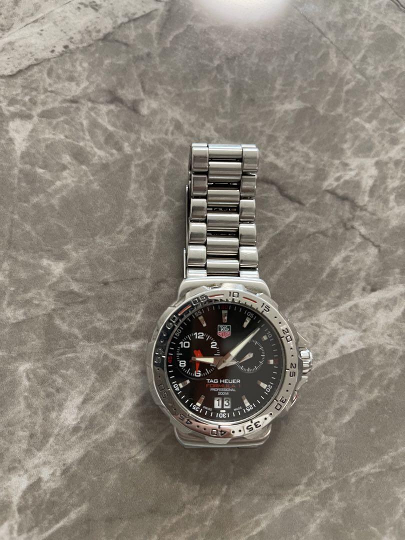 TAG Heuer Formula 1 Alarm WAH111C.BA0850 Silver Black Quartz | eBay