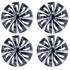 16" Set of 4 Snap On Full Hub Caps Wheel Covers fit R16 Tire & Steel Rim NEW