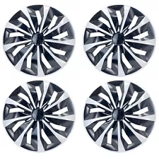 16" Set of 4 Snap On Full Hub Caps Wheel Covers fit R16 Tire & Steel Rim NEW