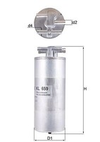 Knecht KL659 Kraftstofffilter FüR Audi