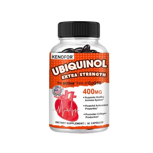 Ubichinolo 400 mg softgels massima resistenza (coenzima Q10) - vegano - Foto 9 di 11