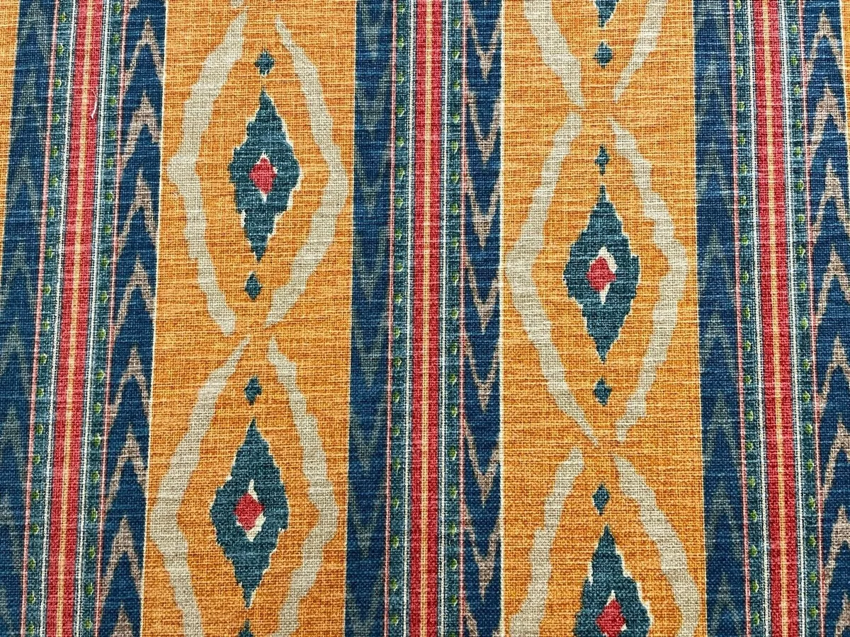 Ikat cheap upholstery fabric