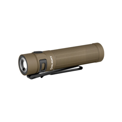 Olight Baton 3 Pro Max Magnesium Alloy Desert Tan CW Flashlight, 2500 L, 145 M