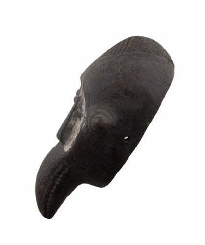 Mask Votive Terracotta Ethnic Masquette Fetish Bird Art African #6365 - Picture 2 of 4