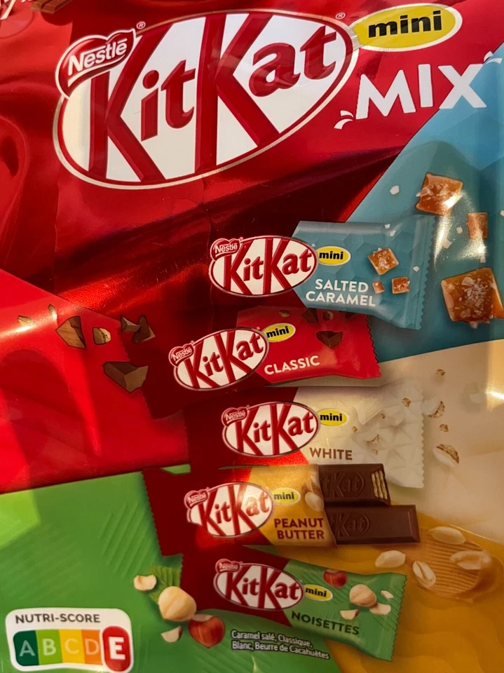 1x Unit KitKat Mini MIX Hazelnut — 0.49 oz (Two Bars / Unit) - Image 4 of 4