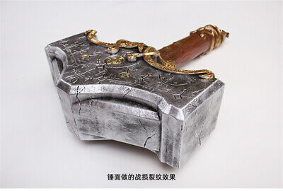 1:1 Resin God of War Ragnarök Thor Hammer Axe Hammer Game Cosplay Props  Gift 1PC