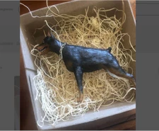 New Dresden Paper Doberman Pinscher Dog Dobie Christmas Ornament Tree Decoration