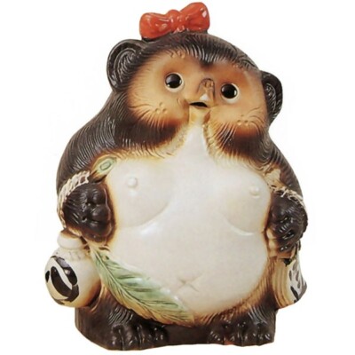 Tanuki Shigaraki Yaki Ware Japanisch Chinesisch Racoon Hund Fuku Buchse 11