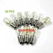 10 Pcs E14 110V 15W Screw Type Light Bulbs For Home Sewing Machine Brother