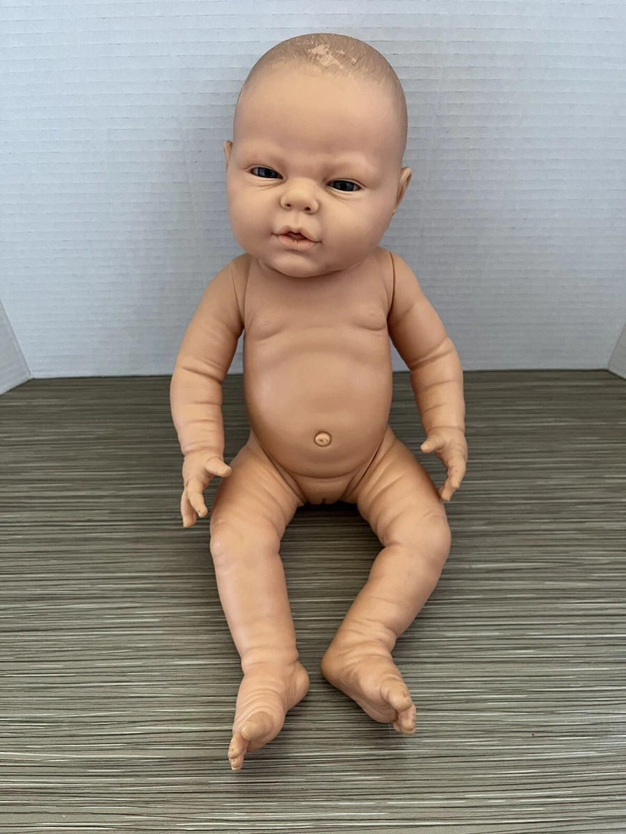 Berjusa Anatomically Correct Newborn Baby Girl Doll VTG Vinyl